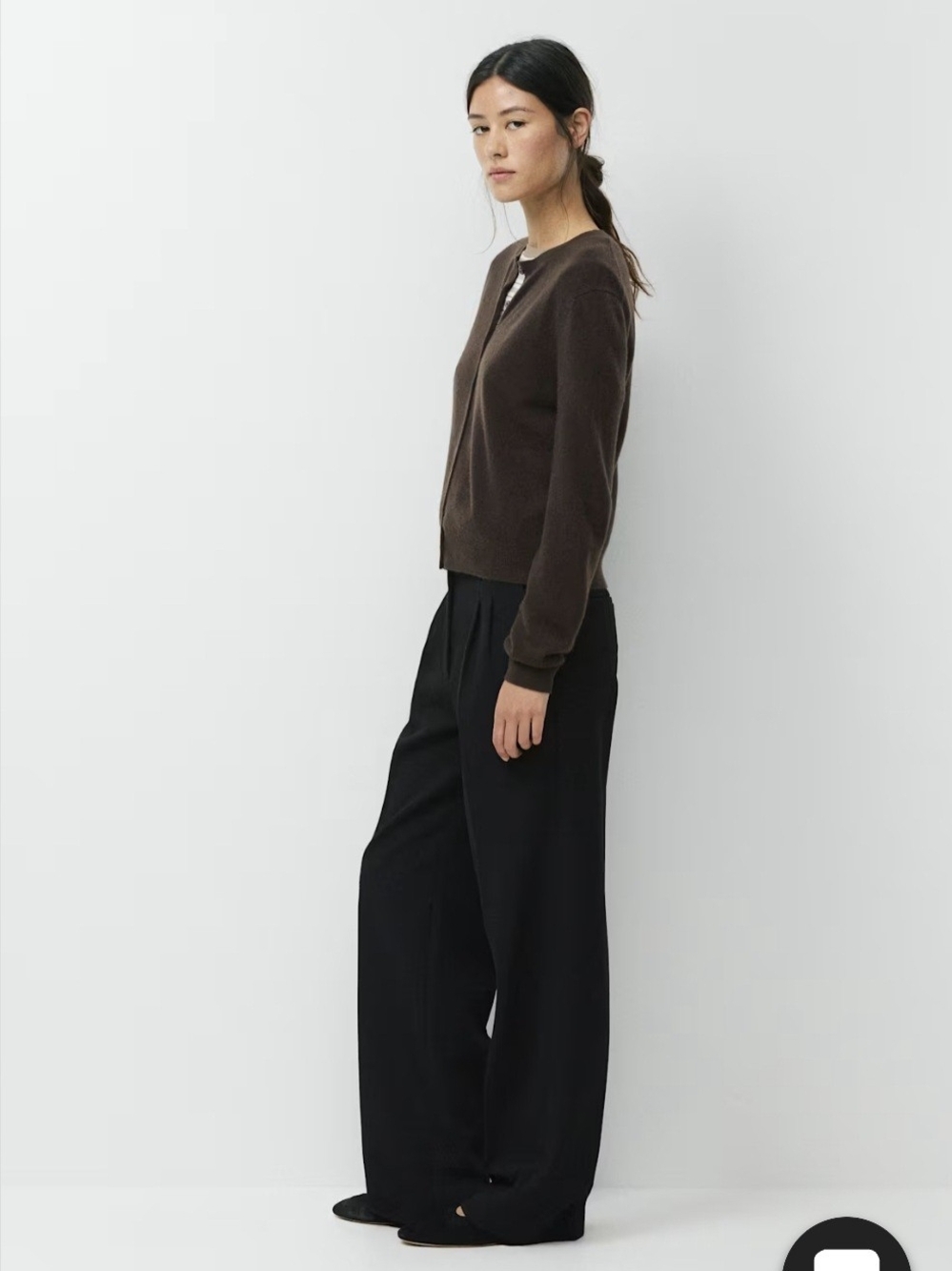 Aritzia Bare Cashmere Noteworthy Cardigan Xs $168 - Picture 3 of 8